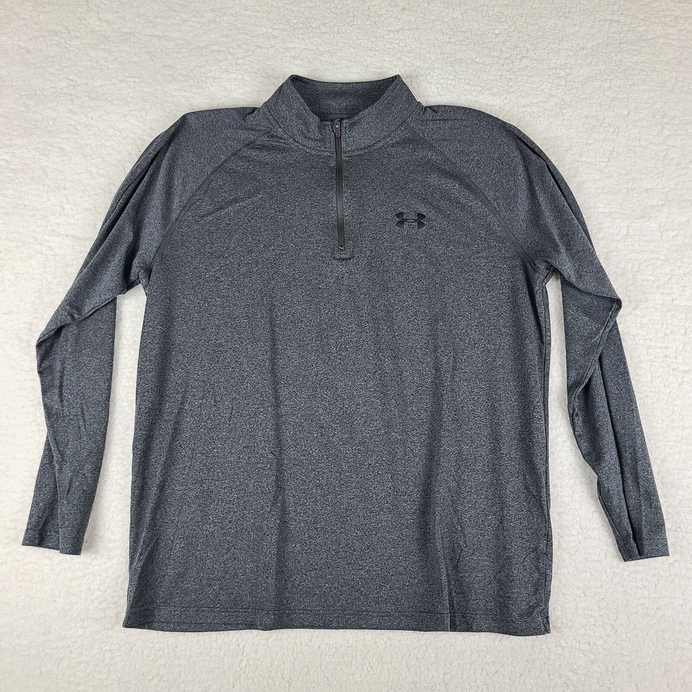 Under Armour Sweater‎ Mens Large Dark Gray Loose Heatgear Performance